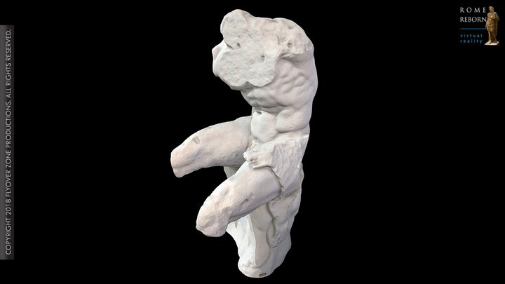 3D rendering of Torso Belvedere