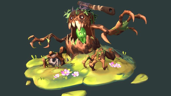 Woodsman Nightmare 3D Model