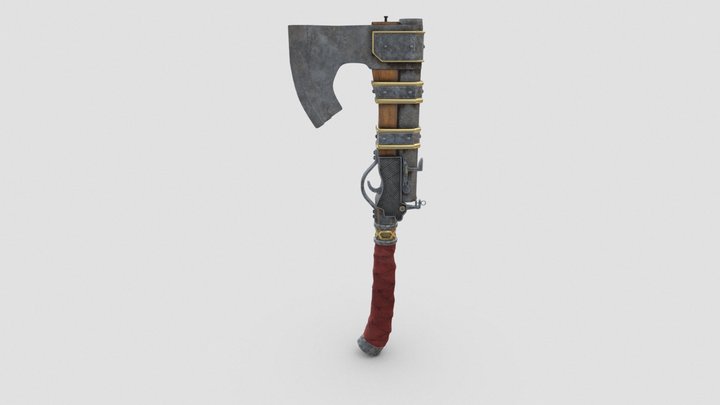 Axegun 3D Model