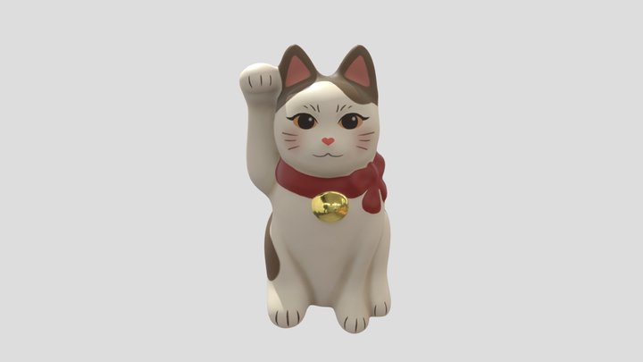 Maneki Neko 3D 3D Model