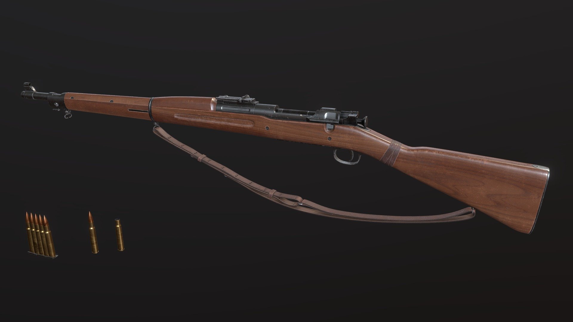 m1903 springfield high-poly