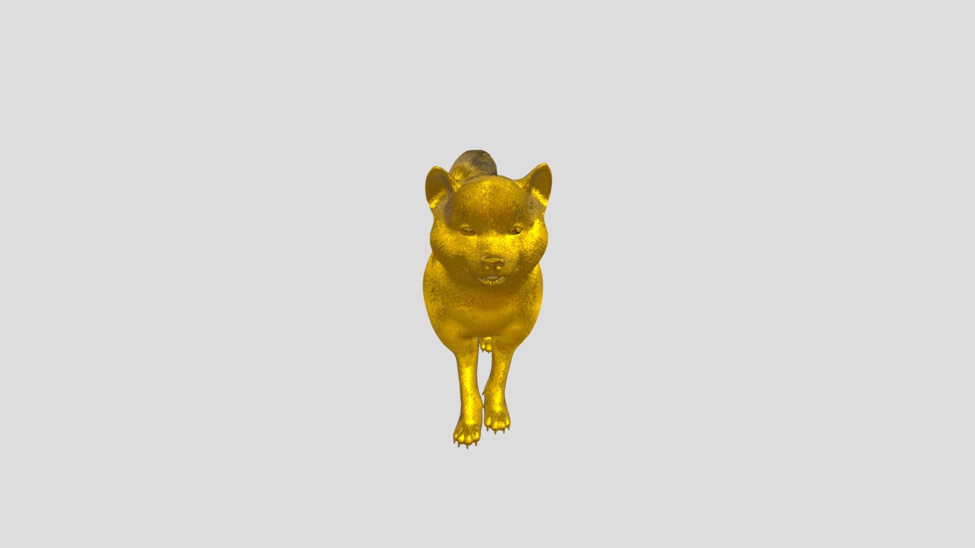 Dog gold with normal map