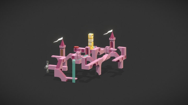 Monument Valley 3D Model