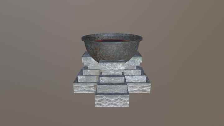 Greek fire pit 3D Model