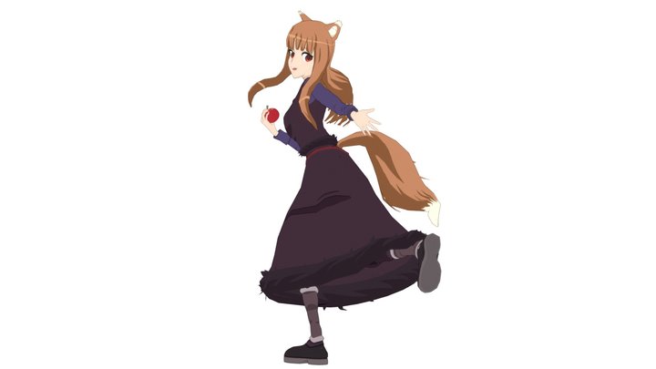 Holo - Spice and Wolf 3D Model