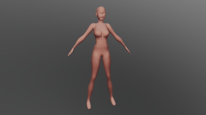 Modelagem de Personagens Trabalho 01 3D Model