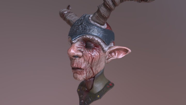 The Crying Satyre 3D Model