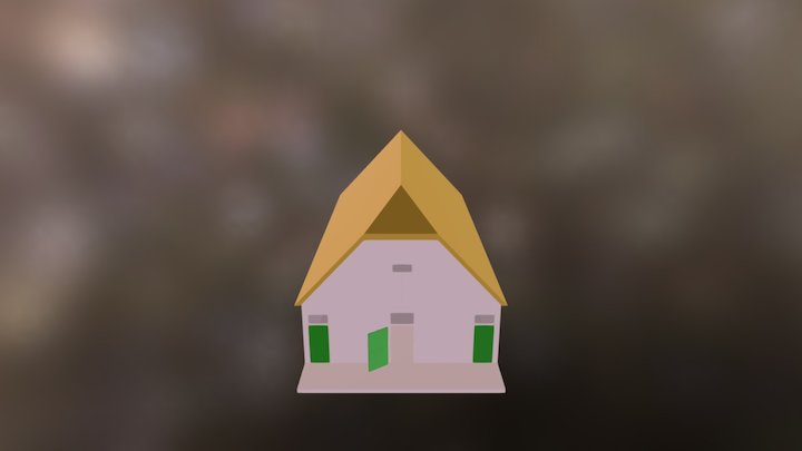 16050 - Boerderij Met Textures 3D Model