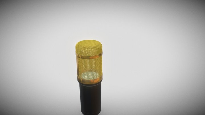 Microfone BM 800 simple version 3D Model