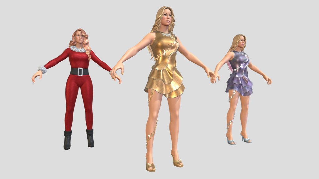 Mariah Carey | Fortnite | Celebrity 3D Model