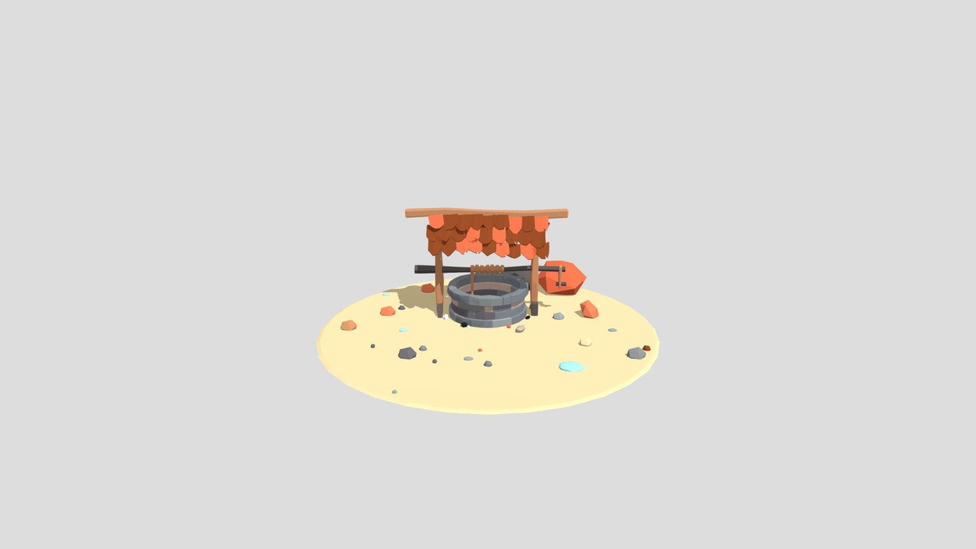 A Low Poly Well