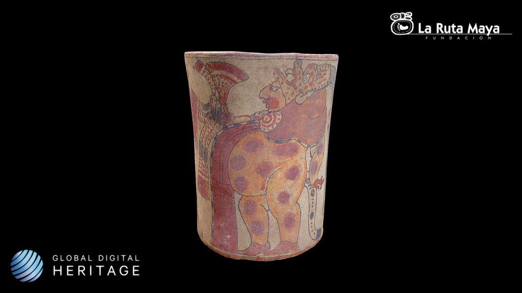 Vase with characters in Feline Disguise