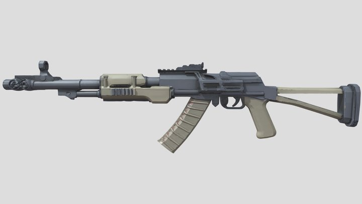 Black OPS 2_AN-94 – Free 3D Model STL