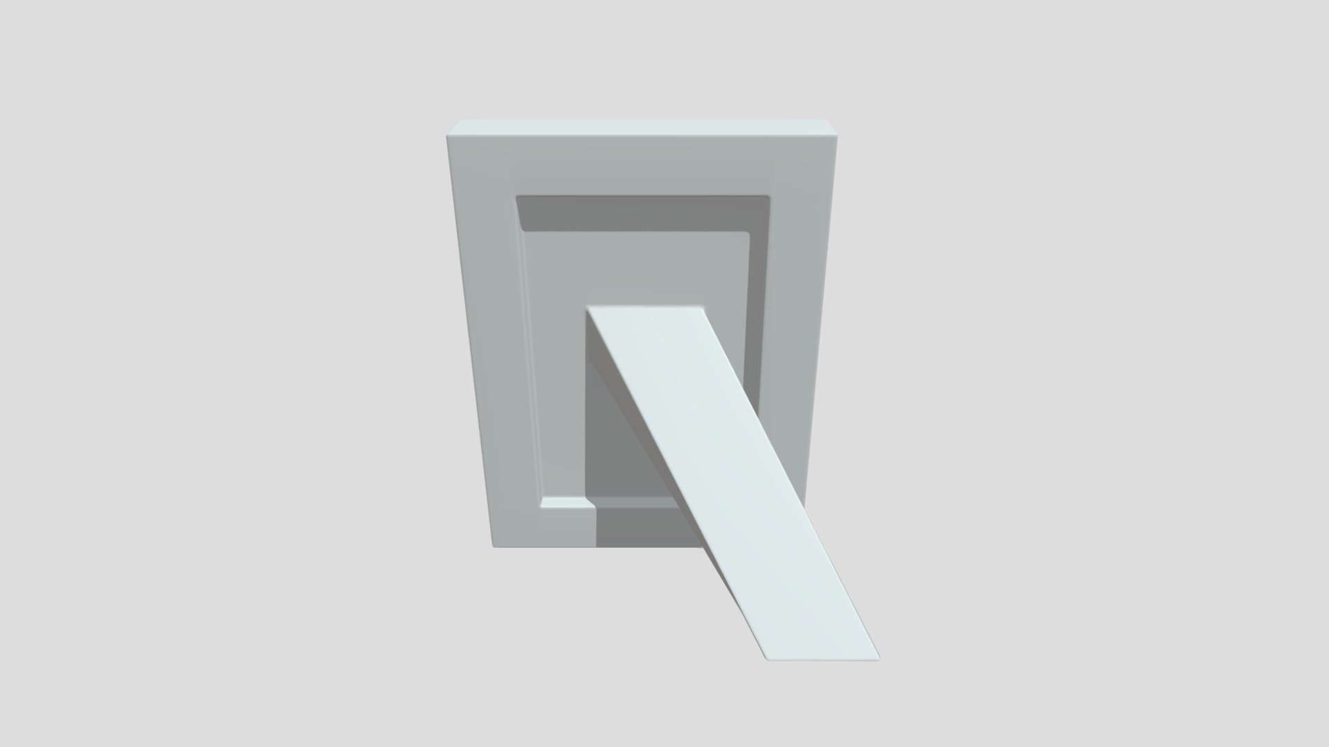 Photo frame without texture - 3D model by ellielouise [0c54aa7] - Sketchfab
