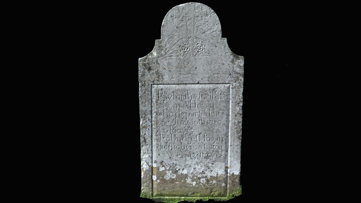 Thomas Hogan (1720-80) Headstone – Modello 3D gratuito STL