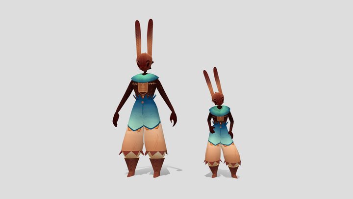 rabbit 1 3D Model