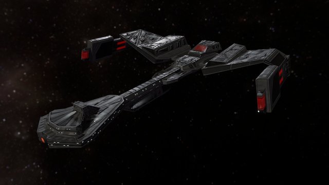 Star Trek Klingon Bloodwing Class 3D Model