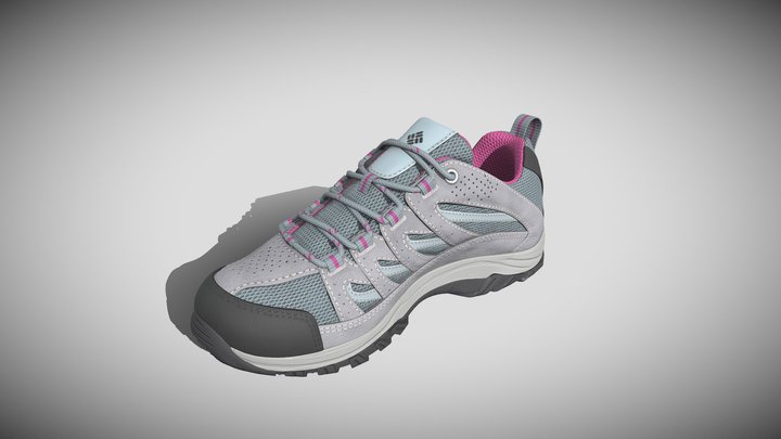 Women's Crestwood™ Waterproof Hiking Shoe 3D Model