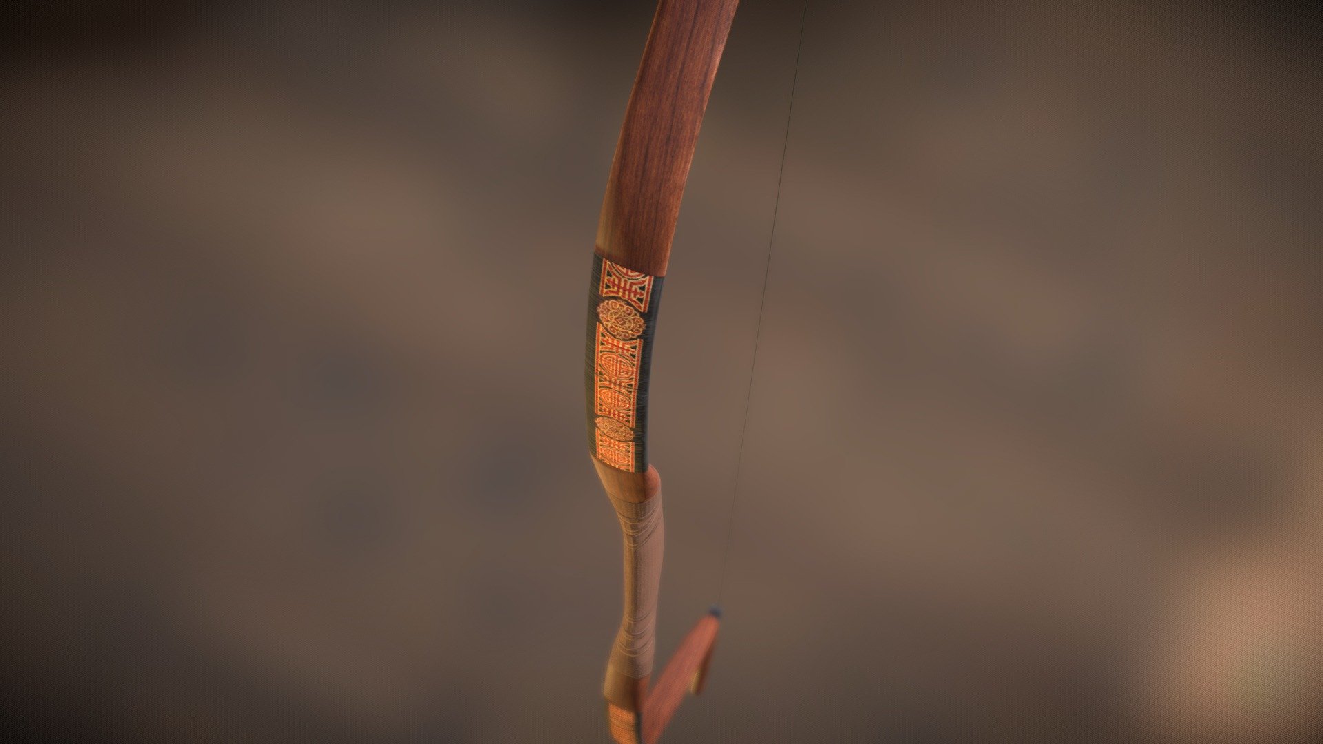 Mongolian bow