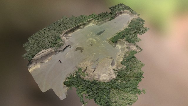BBNC South Pit 3D Mesh 3D Model