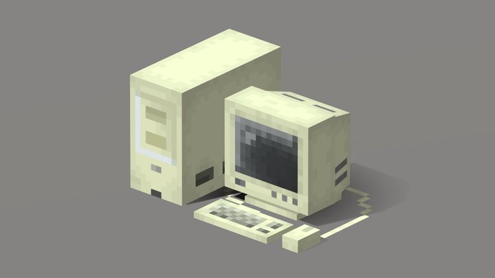 Old PC 3D Model