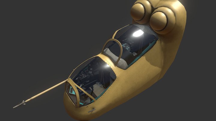 MI-24 Cockpits 3D Model