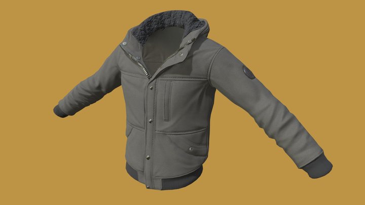 Game Res Jacket 3D Model