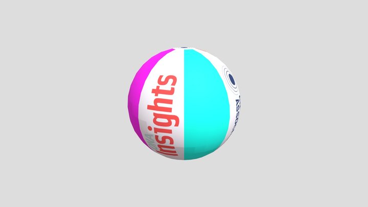 ONA Insights Beach Ball 3D Model