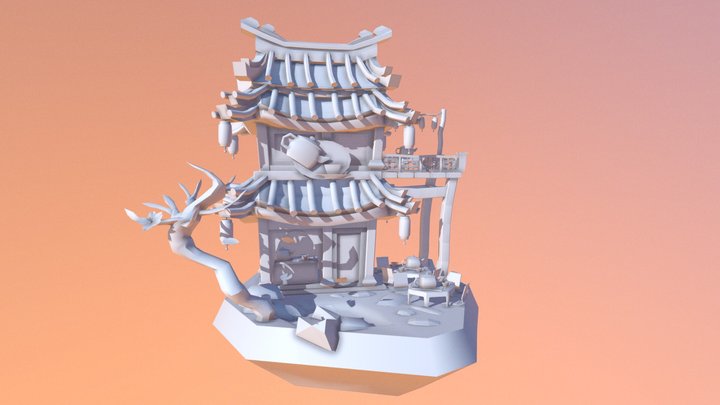 WIP - DAE villages 3D Model
