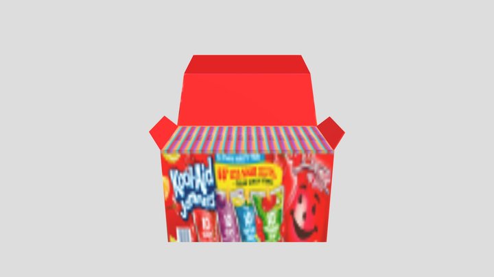 Box of kool-aid 3D Model