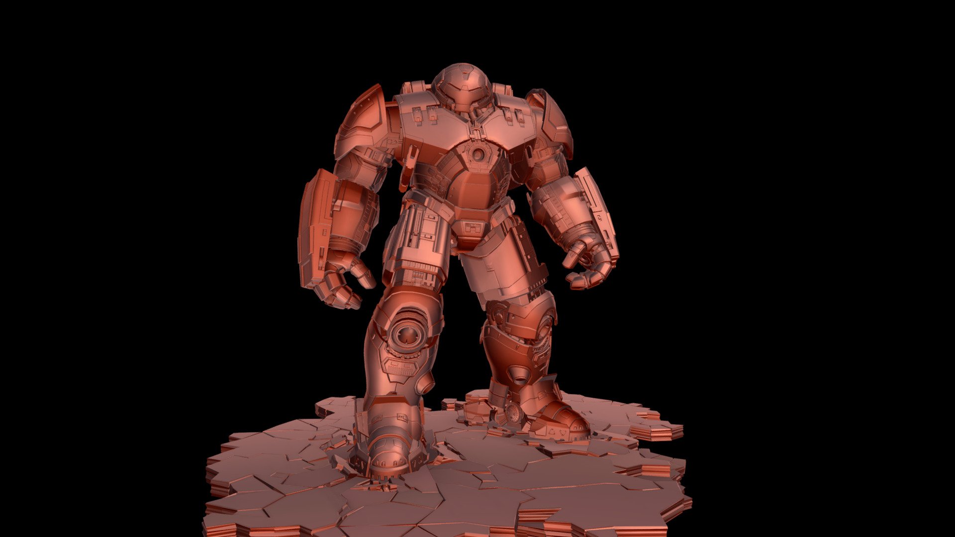Hulkbuster (Ironman Armor - Mark 44) - Download Free 3D model by ...