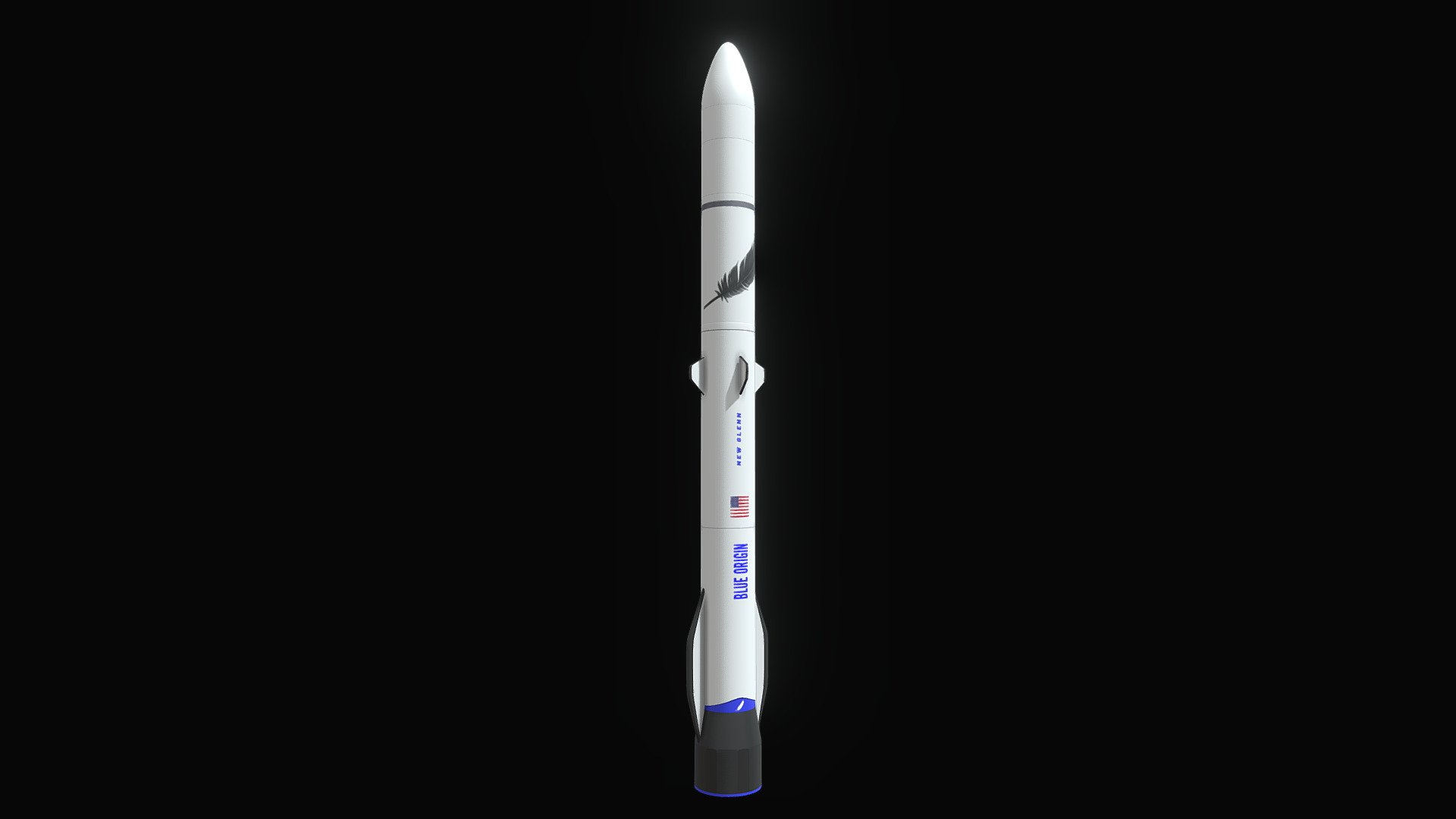 New Glenn Rocket 3d Model By Cgimoon 0c5bd88 Sketchfab 3248