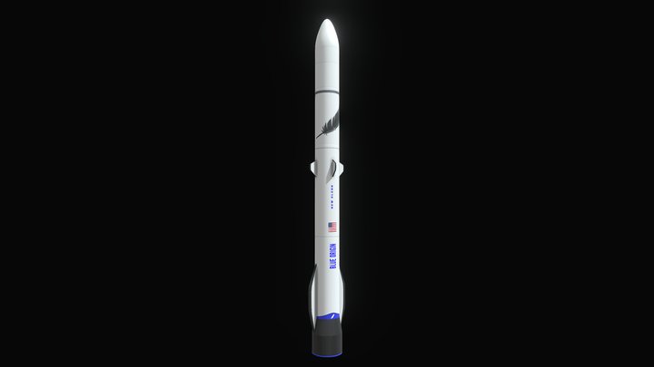 New Glenn Rocket 3D Model