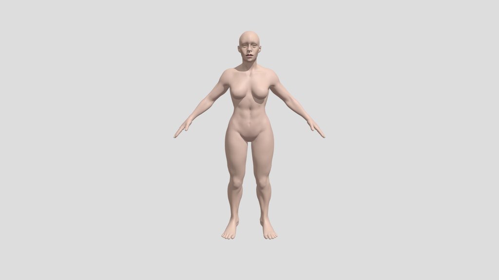 Female Base Mesh - Stylized