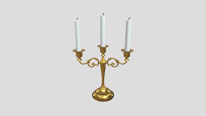 Candle Holder 3D Model