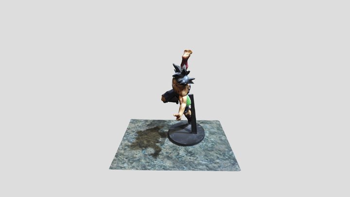 Bardock scan 3D Model