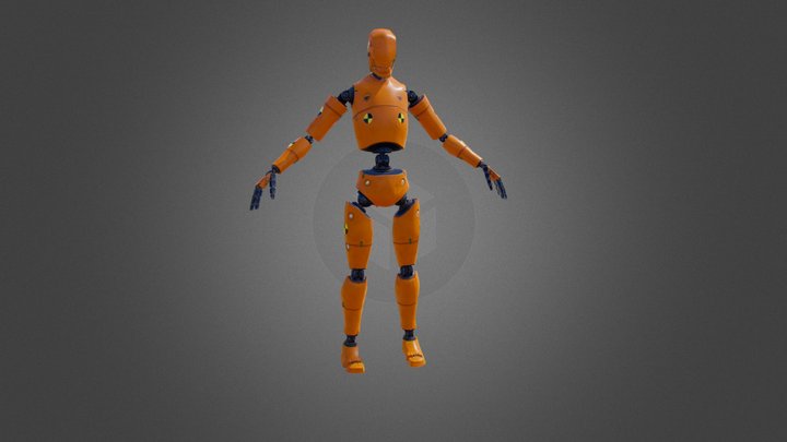 Crash Dummy 3D Model