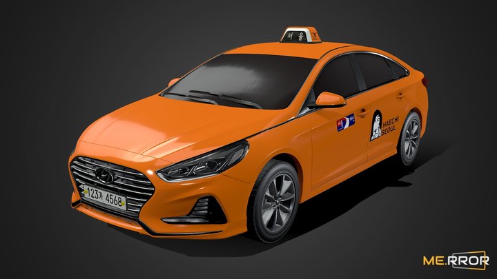 Korean-taxi 3D models - Sketchfab