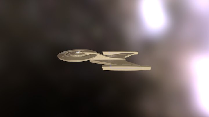 USS Discovery SDCC Trailer Version 3D Model