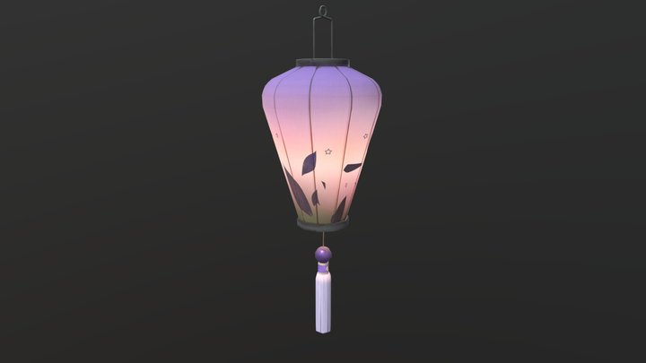 Moon Festival Lantern 3D Model