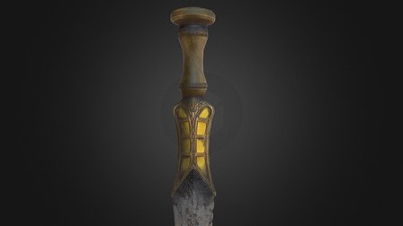 Short sword (duan jian) 4k 3D Model