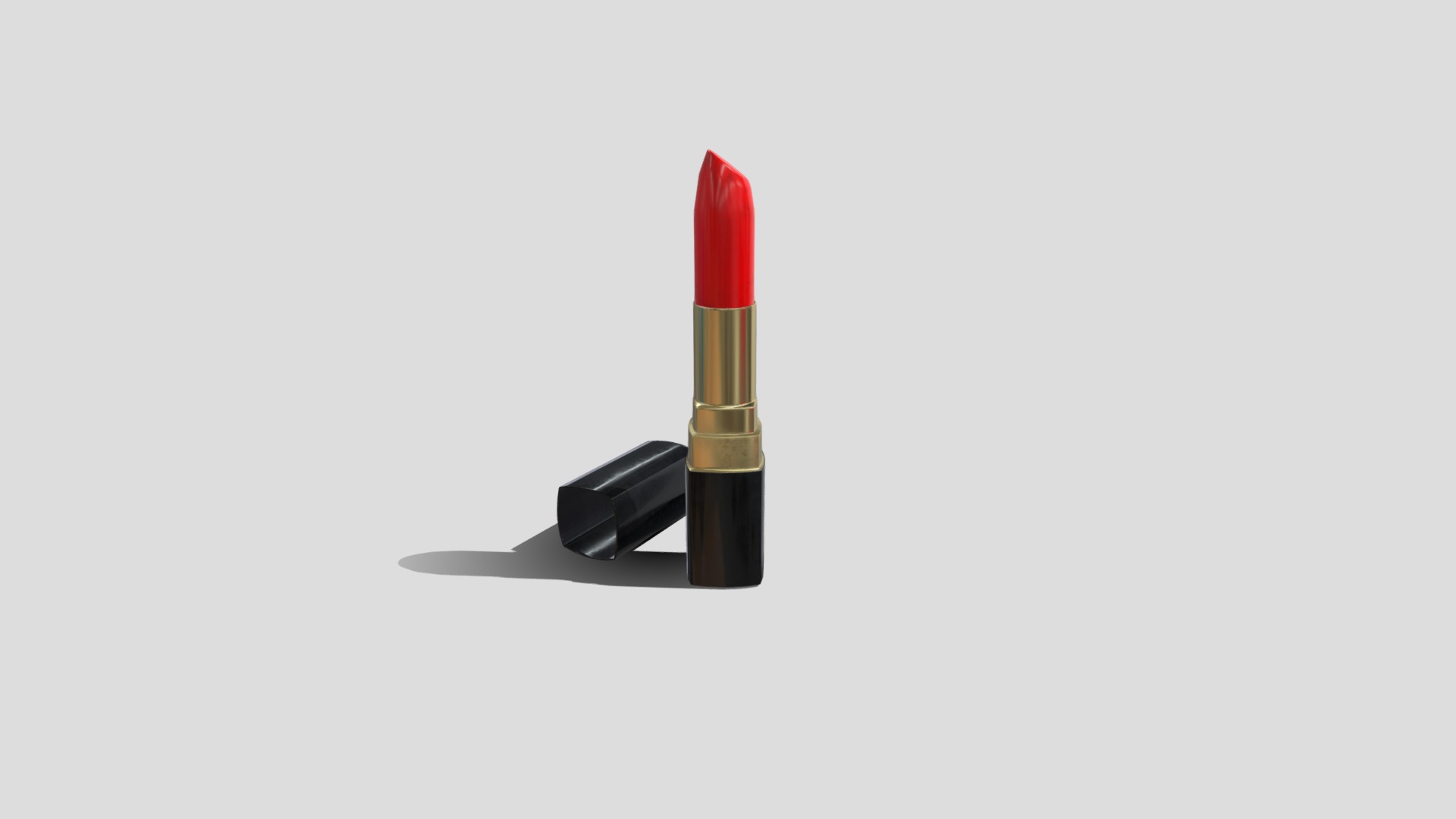 3D model Lipstick - This is a 3D model of the Lipstick. The 3D model is about a close-up of a microphone.