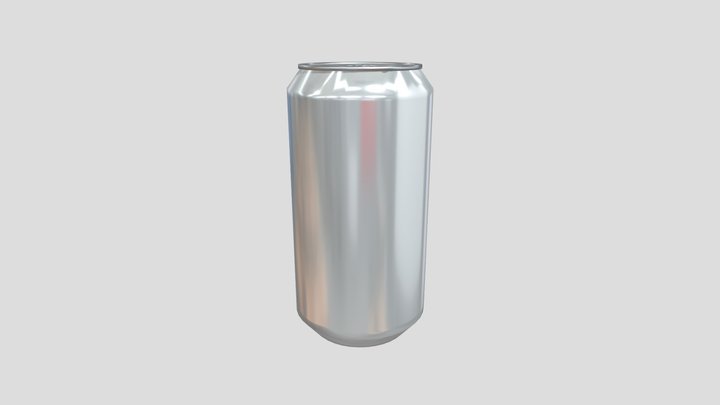 closed soda can 3D Model