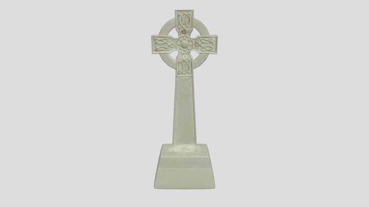 Christian tombstone 1 3D Model