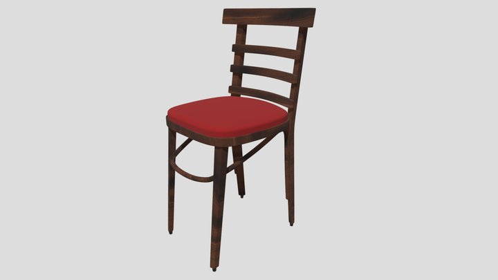 Square Table 3D Model