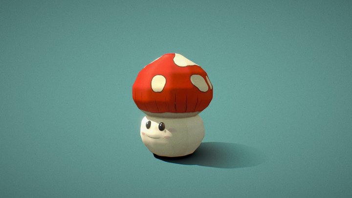 Mushroom Buddy, #SketchTo3D# – Free 3D Model STL
