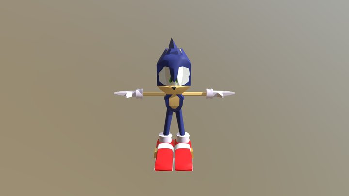 Midterm_Sonic 3D Model