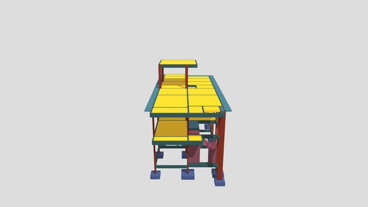 RESIDÊNCIA UNIFAMILIAR DE JÚNIOR (HORTO VILLE) 3D Model