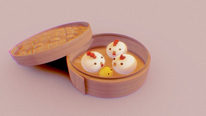 Ice cream Mochi making kit 3D model 3D printable