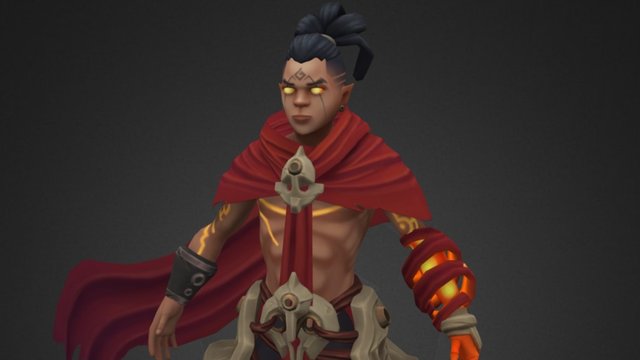 Fireboy Standing 3D Model